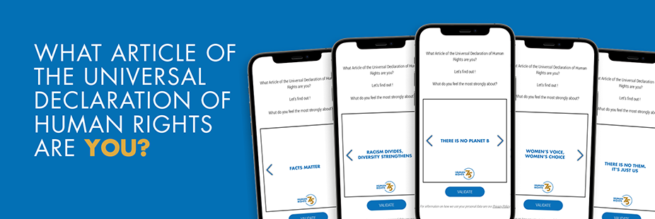 What article of the UDHR are you?