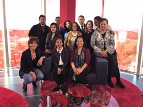 LDCs/SIDS Beneficiary Delegates at HRC34, at the Swiss TV (RTS), 20 March 2017