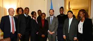 High Commissioner for Human Rights meeting the 2015 LDCs/SIDS Fellows